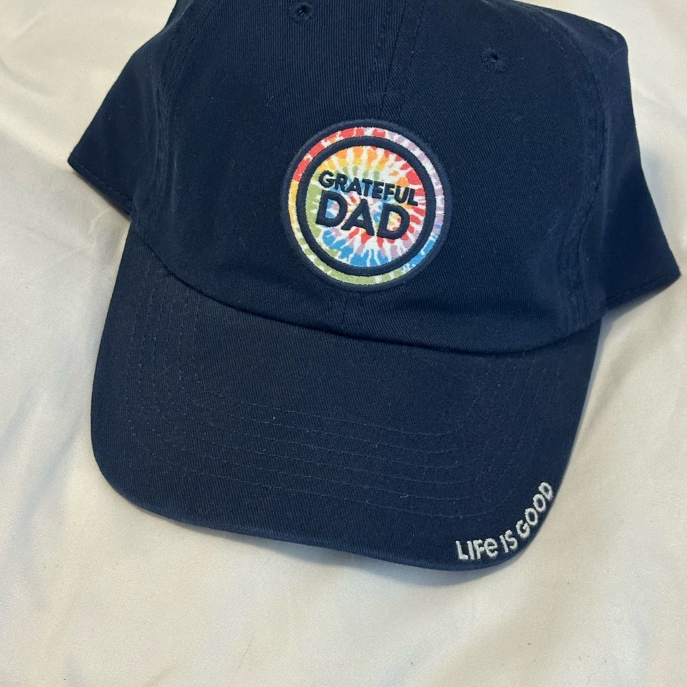 Brand new! Life Is Good Grateful Dad Dark Blue Dad Hat